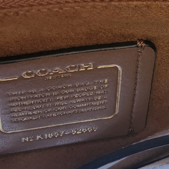 COACH Parker Top Handle Bag With Quilting - Picture 6 of 7